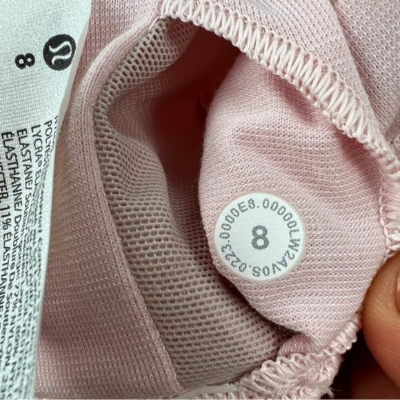 NEW Lululemon 2023 Energy Longline Bra Sz. 8 Medium Support B/C Cup - Flush Pink - Picture 5 of 8